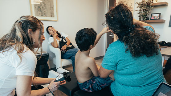 patient getting neurological scans in San Clemente, CA