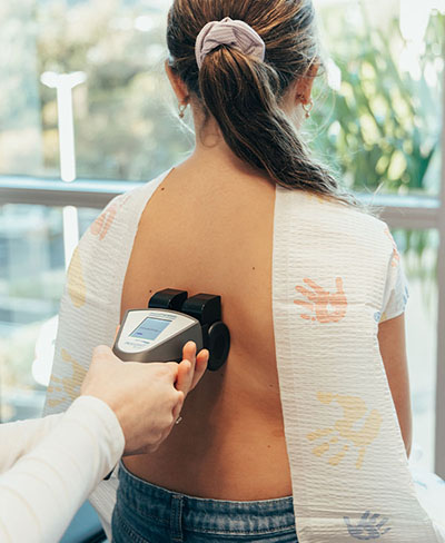 patient receiving thermal scan in San Clemente